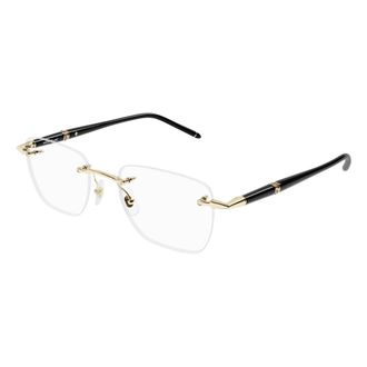 Montblanc Glasses, male, Yellow, Size: 53 MM Glasses