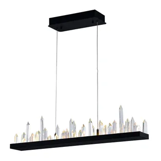 CWI Lighting Juliette LED Chandelier With Black Finish Lumens 6240