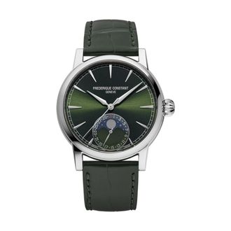 Frederique Constant Fc-716Gr 3H6 - Horloge Manufacture Fc-716Gr 3H6 - Dames - Horloges - Groen - ONE Size - Accessoires