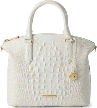 Brahmin Duxbury Croc Embossed Leather Satchel in Chantilly at Nordstrom