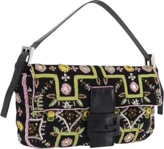 Fendi Pre-owned Vintage Shoulder Bag - Dames - Vintage Schoudertas - Veelkleurig - ONE Size - Leer - Vintage
