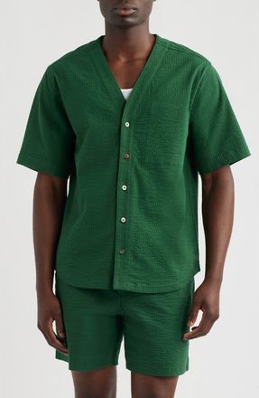 Imperfects Mr. Lynchs Seersucker Jersey in Irish Racing Green at Nordstrom, Size X-Large