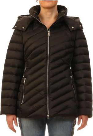 Add Zipped Down Jacket - Dames - Winterjassen - Zwart - 2XL - Jassen