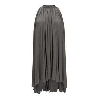 SA SU PHI Short Dresses, female, Gray, Size: XS Cotton-blend Dress