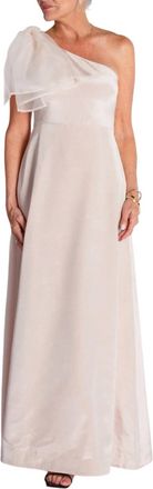 Camilyn Beth Vivienne Gown In Platinum Pink Bengaline