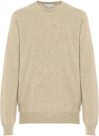 Malo Sandro Crew Neck - male - Malo - Cashmere Knitwear - Brown - XL - Knitwear