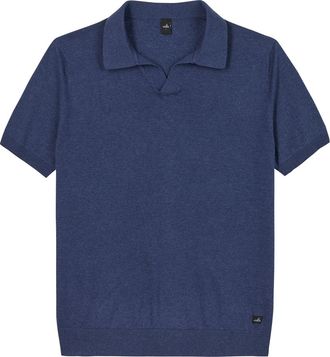 Wahts Mens Knitwear Mid Blue Melange / XXL