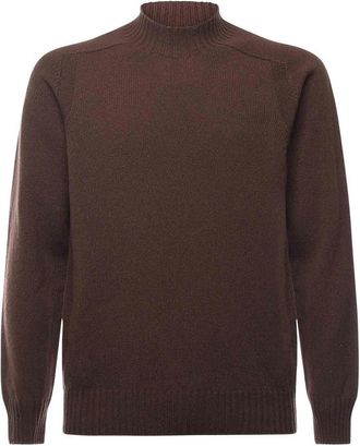Giuliano Galiano Virgin Wool Turtleneck Sweater