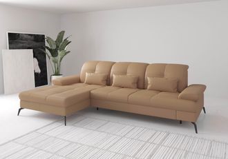 Sit&more Ecksofa »Amica, L-Form, inkl. Sitztiefenverstellung & Armteilverstellung« wahlweise mit Bettfunktion, Bettkasten und Kopfteilverstellung