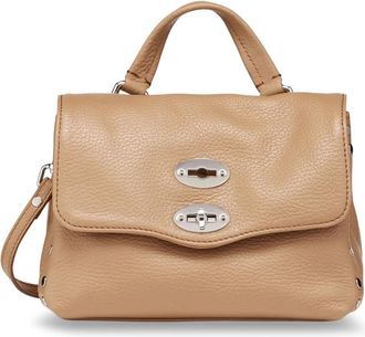 Zanellato Postina Baby Bag - Dames - Handtassen - Bruin - ONE Size - Leer - Tassen