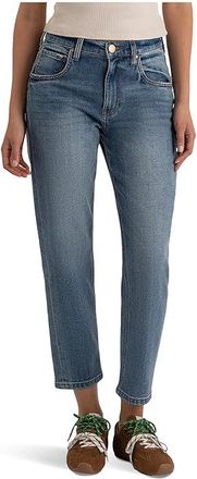 Kut from the Kloth Kit High-rise Baggy Ankle Straight Leg Womens Jeans Ahead : 14 26, Cotton/Denim/Polyester