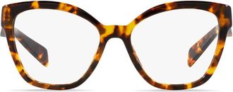 Prada oversize-frame glasses - Brown
