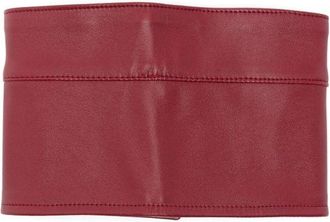 MRZ Faux Leather Collar - Red
