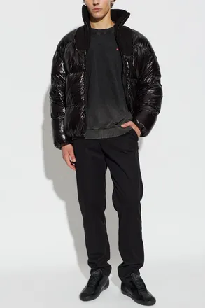 Diesel Puffer Jacket W-RIBB, Mens, Black