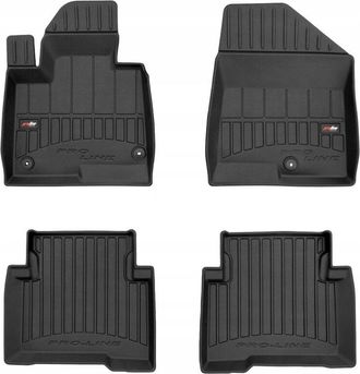 OEM Alfombras, Felpudos, Felpudos De Goma Hyundai Santa Fe 3 2012-2018, Canaleta 3d