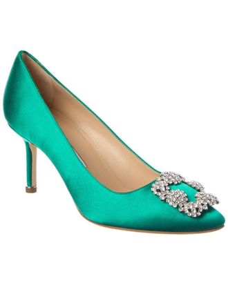 Manolo Blahnik Hangisi 70 Satin Pump