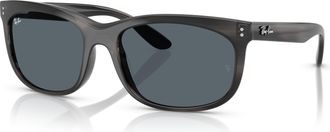 Ray-Ban Balorette Blue Rectangular Unisex Sunglasses RB2389 1404R5 57