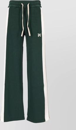 Palm Angels monogram colorblock sweatpant side stripes logo