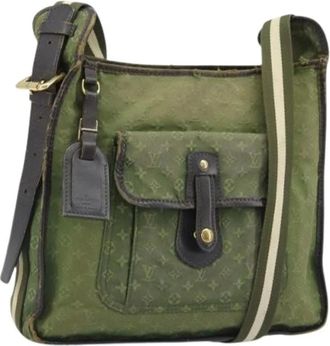Louis Vuitton Pre-owned Cross Body Bags, female, Green, Size: ONE SIZE Pre-owned Monogram Mini Canvas Shoulder Bag