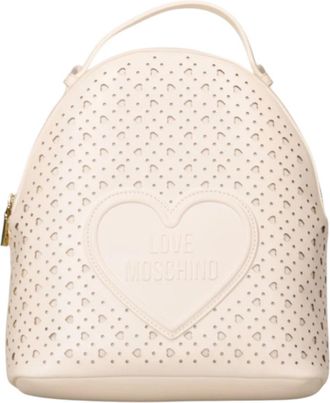 Love Moschino Jc 4293Pp 0Okk 0 Rugzak - Dames - Rugzakken - Wit - ONE Size - Tassen