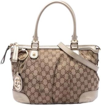 Gucci Borsa Pre-owned Sukey - - Pre-owned - Donna - Beige - ONE SIZE