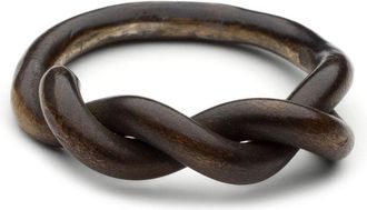 Karen Chekerdjian Studio Intrecci ring - Marrone