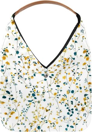 Generic Floral Pretty Reusable Lightweight Grocery Bags - Foldable Into Compact Pouch, Washable & Sturdy, Multipurpose for Shopping and Travel