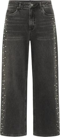 Kaffe Jeans, Dames, Grijs, XS, Katoen, KCpetri Jeans