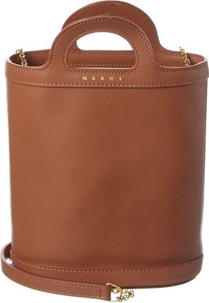 Marni Tropicalia Leather Bucket Bag