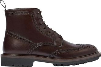 Scarosso Thomas Veterlaarzen - Heren - Veterlaarzen - Bruin - 42 1/2 EU - Leer - Schoenen