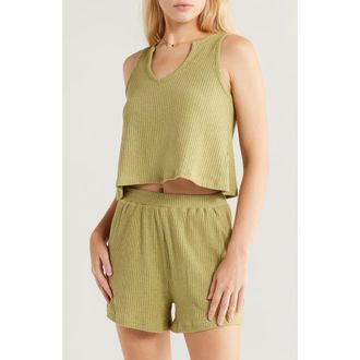 Billabong Aya Rib Tank in Avocado at Nordstrom Rack, Size X-Large