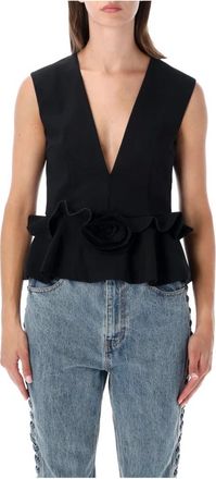 Rotate Mujer, Camisetas, Negro, Talla: 2XS