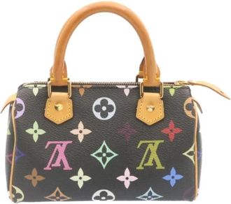 Louis Vuitton Pre-owned Canvas Mini Bag - Dames - Vintage Mini Tas - Veelkleurig - ONE Size - Vintage