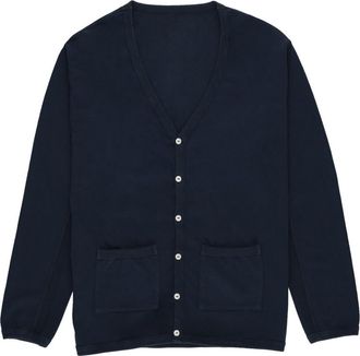 Fortela Cardy Cotton Knit Cardigan in Blue at Nordstrom, Size X-Large