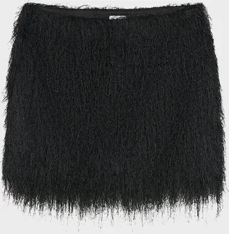 Aexae Fringe Mini Skirt