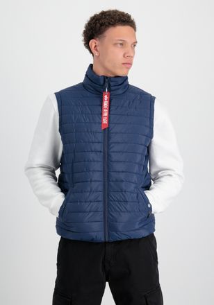 Alpha Industries Blouson ALPHA INDUSTRIES Puffer Vest Light, Herren, Gr. XL, blau (ultra navy), Obermaterial: 100% Polyester; Futter: 100% Polyester; F&uuml;llung: 100% Pol