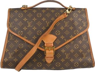 Louis Vuitton Beverly Monogram Canvas Brown Canvas Briefcase Bag (Pre-Owned)