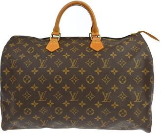 Louis Vuitton Speedy Monogram Canvas Brown Canvas Handbag (Pre-Owned)