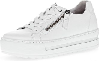 Gabor Womens Low-Top Trainers, Womens Low Shoes, White 50, 4.5 UK
