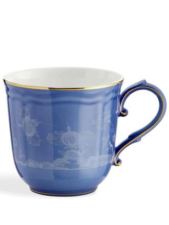 Ginori 1735 Oriente Italiano floral-design mug - Blue