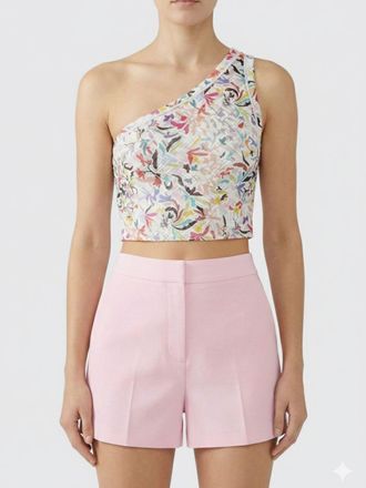 Missoni Top crop a monospalla floreale Missoni