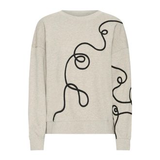 Ichi Ihkasura SW2 Sweatshirt - Dames - Sweatshirts - Beige - XL - Hoodies & sweatvesten
