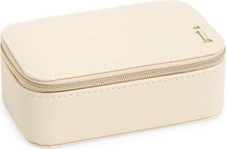 Nordstrom Initial Rectangular Jewelry Box in I- Cream- Gold at Nordstrom