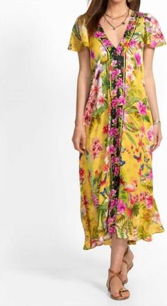 Johnny Was Flutter Sleeve Eva Dress In Amorina