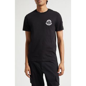 Moncler Logo Graphic T-Shirt in Black at Nordstrom, Size Xxx-Large