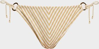 Shoshanna Mitered Striped Triangle Bikini Top