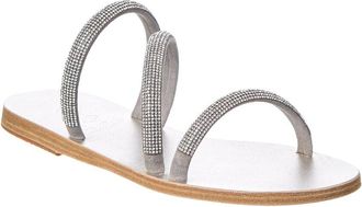 Ancient Greek Sandals Polytimi Diamante Suede Sandal