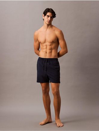 Calvin Klein Mens Core Solid Swim Shorts - Navy - 2XL