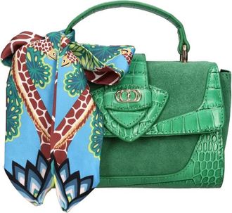La Carrie Tempest Mini Tas - Dames - Handtassen - Groen - ONE Size - Leer - Tassen