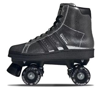 adidas (WMNS) adidas Superstar 82 Skate Silver Metallic Black JH5522